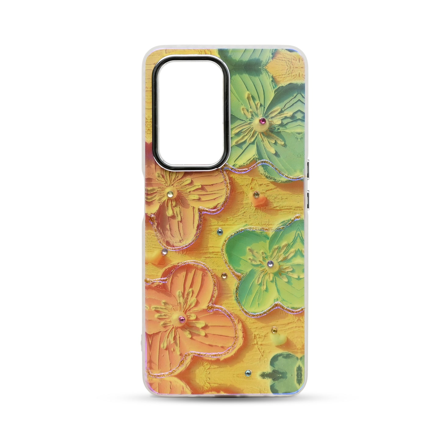 Tangerine Floral Case