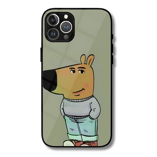 Buff Doggo Meme Metal Glass Phone Cover