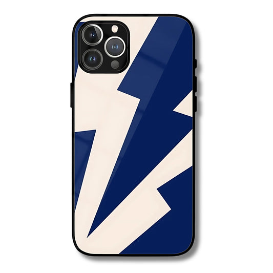 Thunder Strike Metal Glass Phone Cover