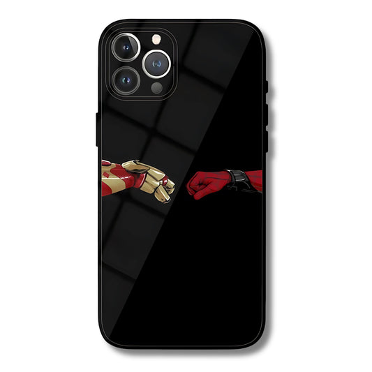 Iron Fist Metal Glass Phone Cover