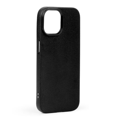 Black Plain Silicon Phone Cover