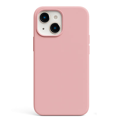 Pink Plain Silicon Phone Cover