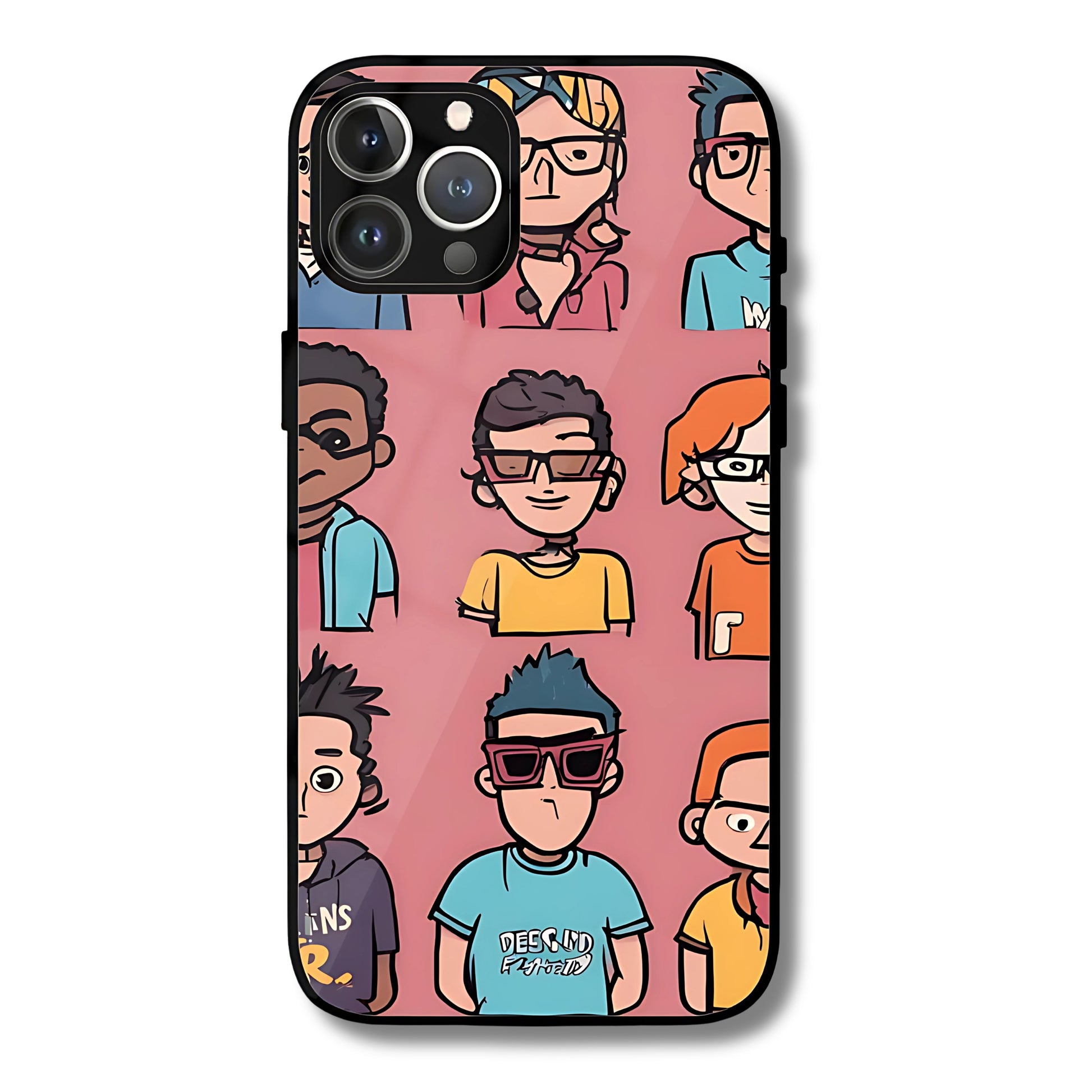 Urban Faces Metal Glass Phone Cover