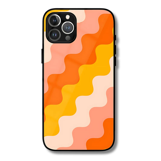 Sunny Waves Metal Glass Phone Cover