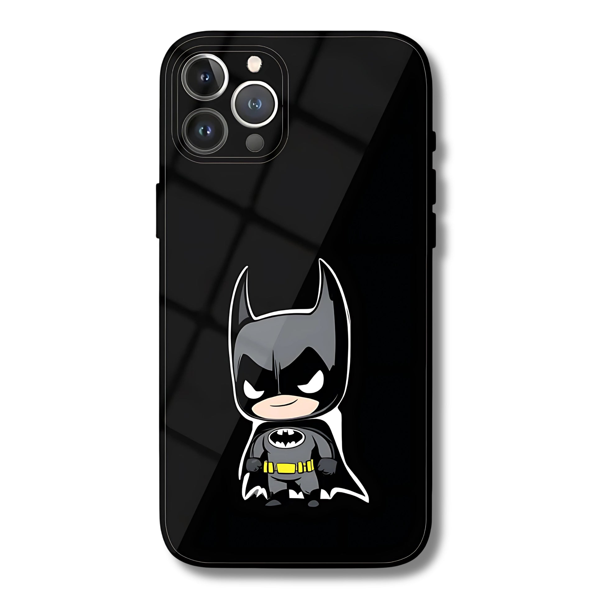 Mini Bat Metal Glass Phone Cover