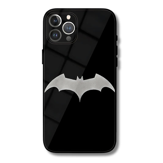 Bat Signal Metal Glass Phone Cover
