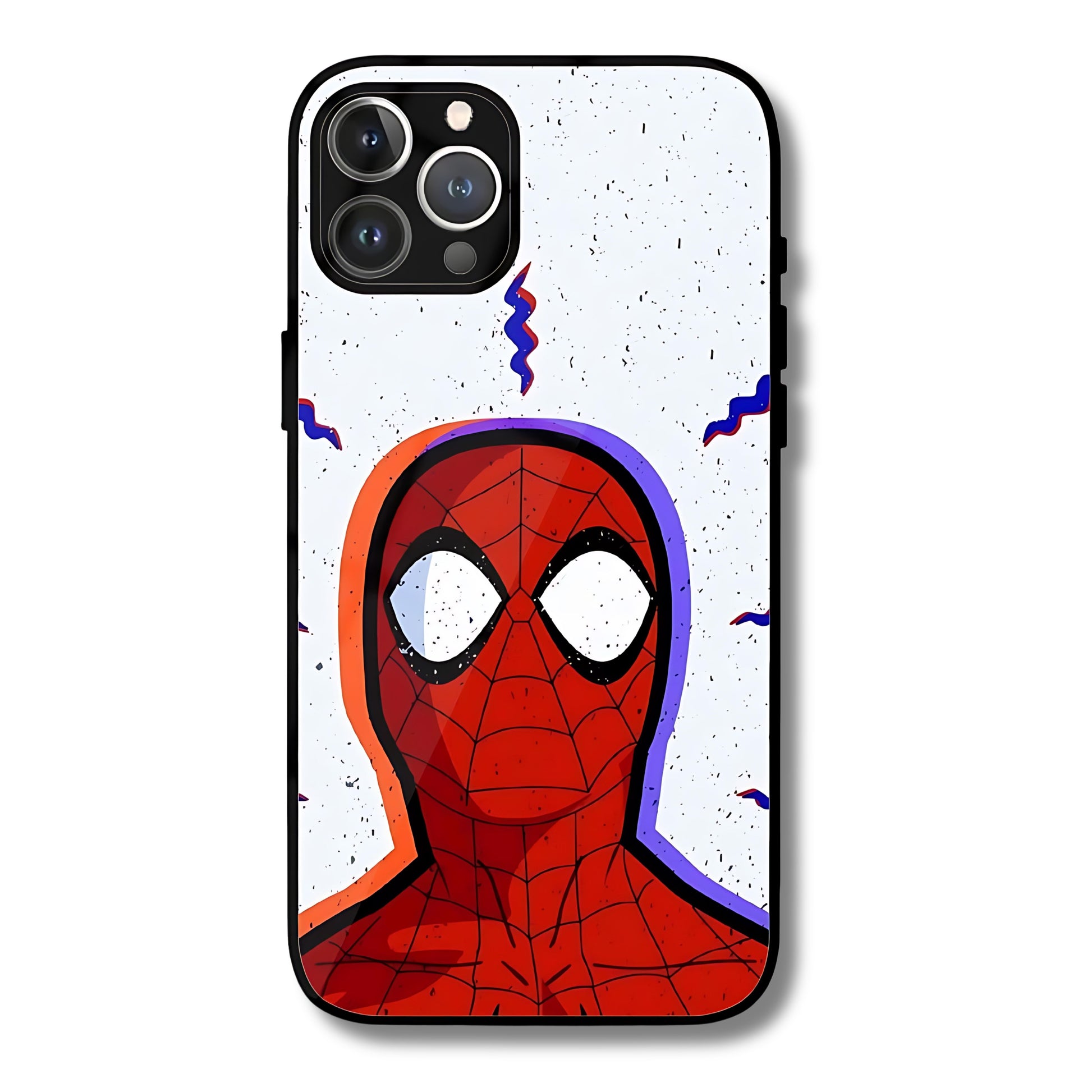 Spidey Vibes Metal Glass Phone Cover
