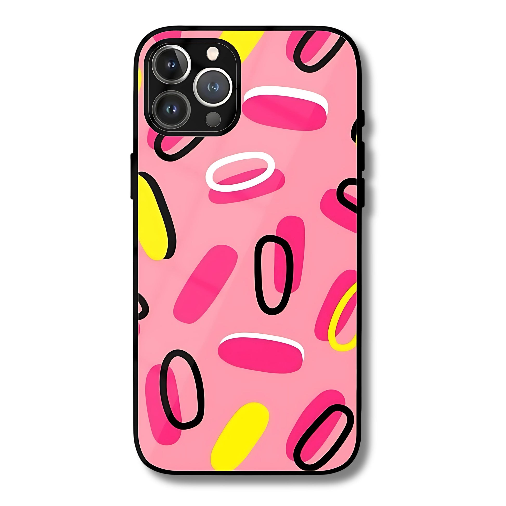 Candy Loops Metal Glass Phone Cover