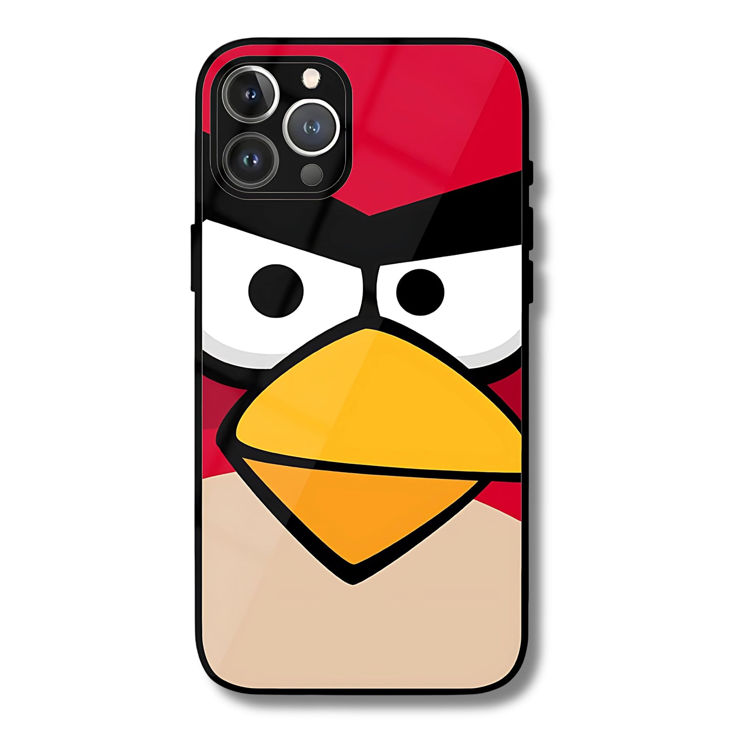 Angry Bird Mood Metal Glass Phone Cover