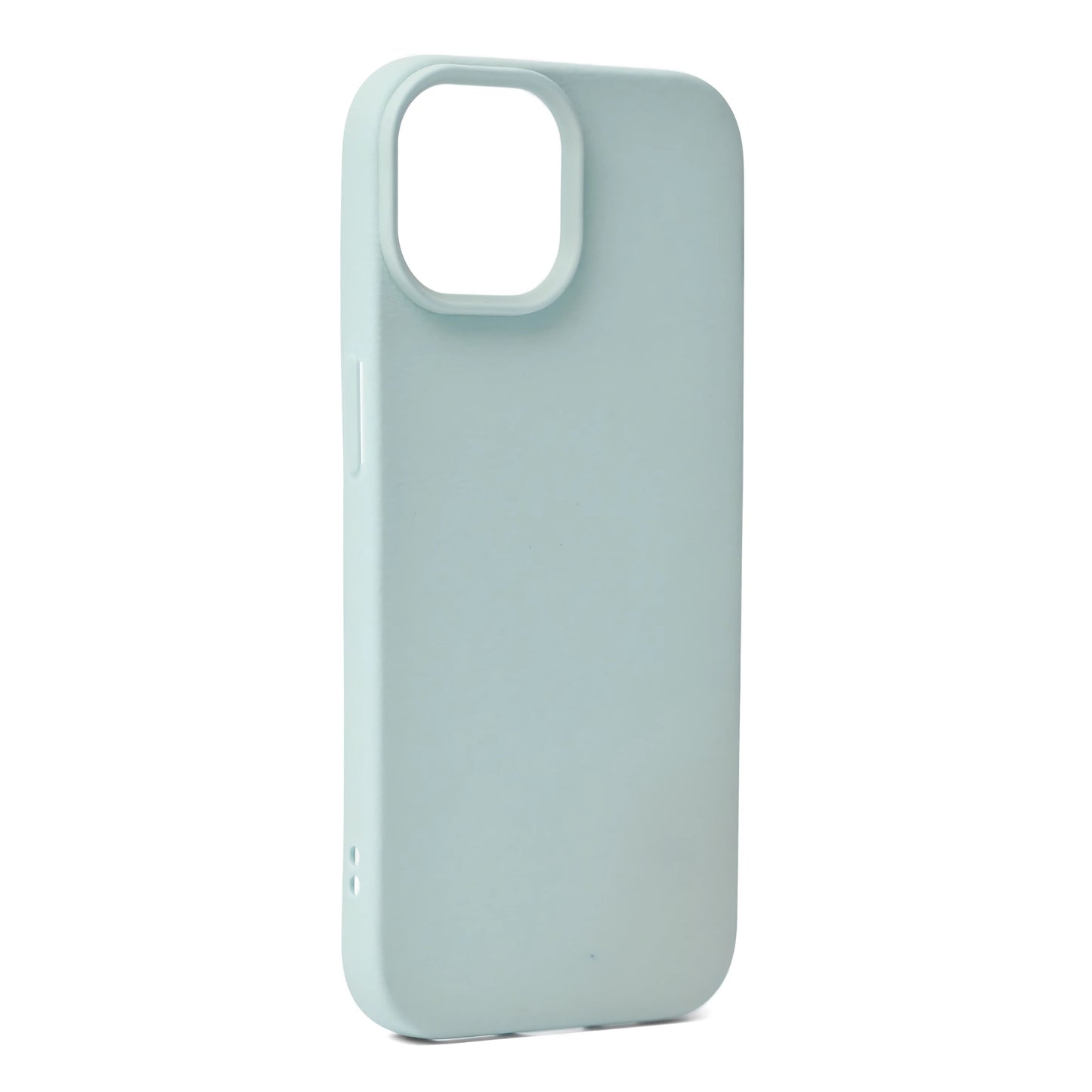 Blue Plain Silicon Phone Cover