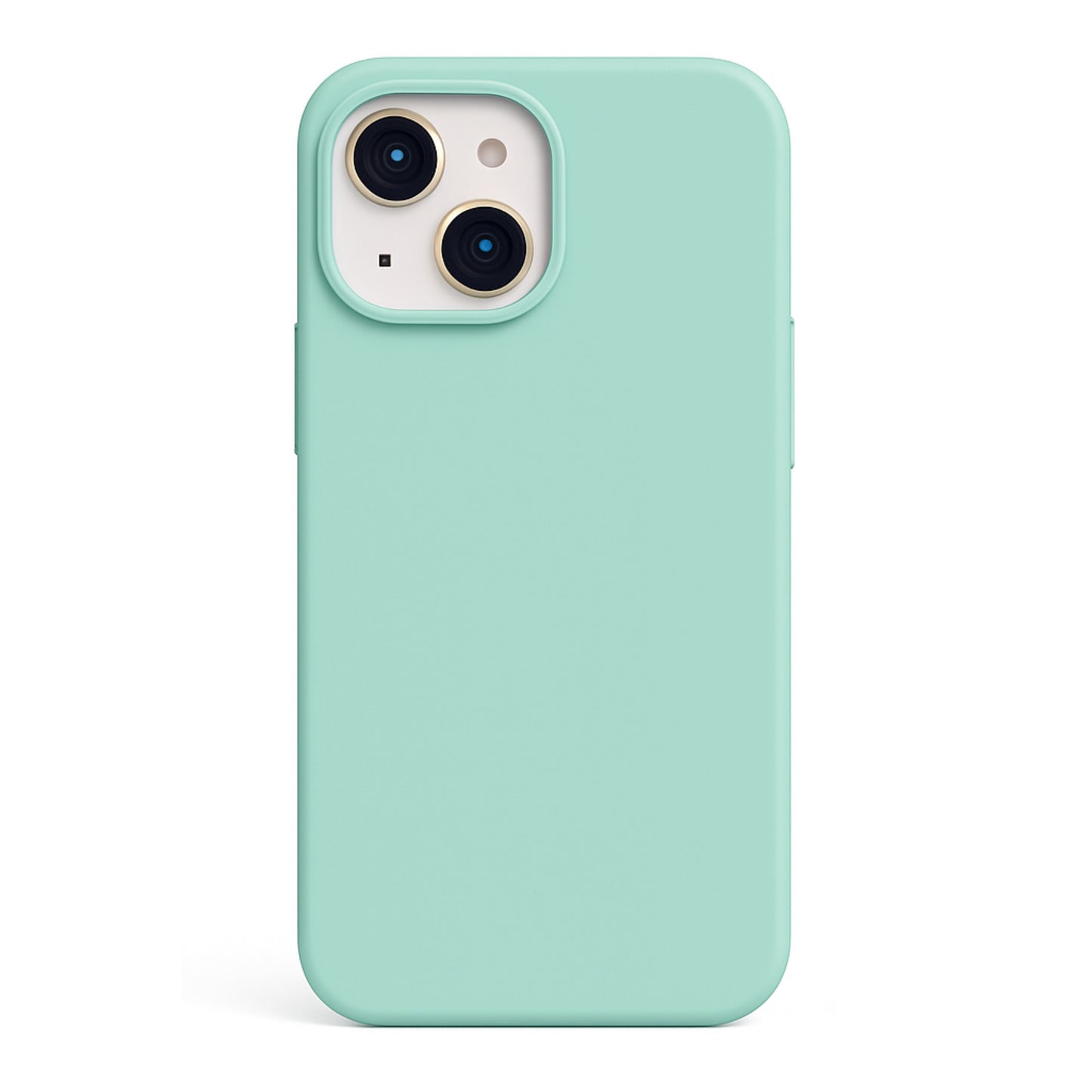 Blue Plain Silicon Phone Cover