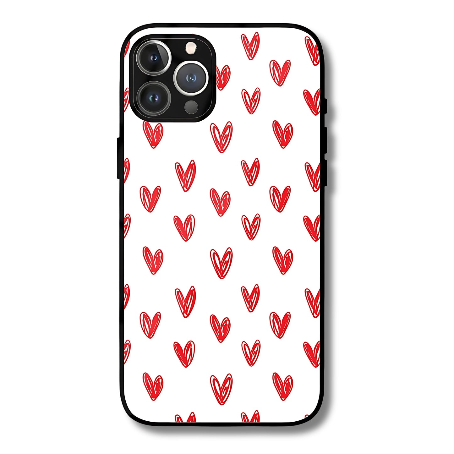 Love Drizzle Metal Glass Phone Cover