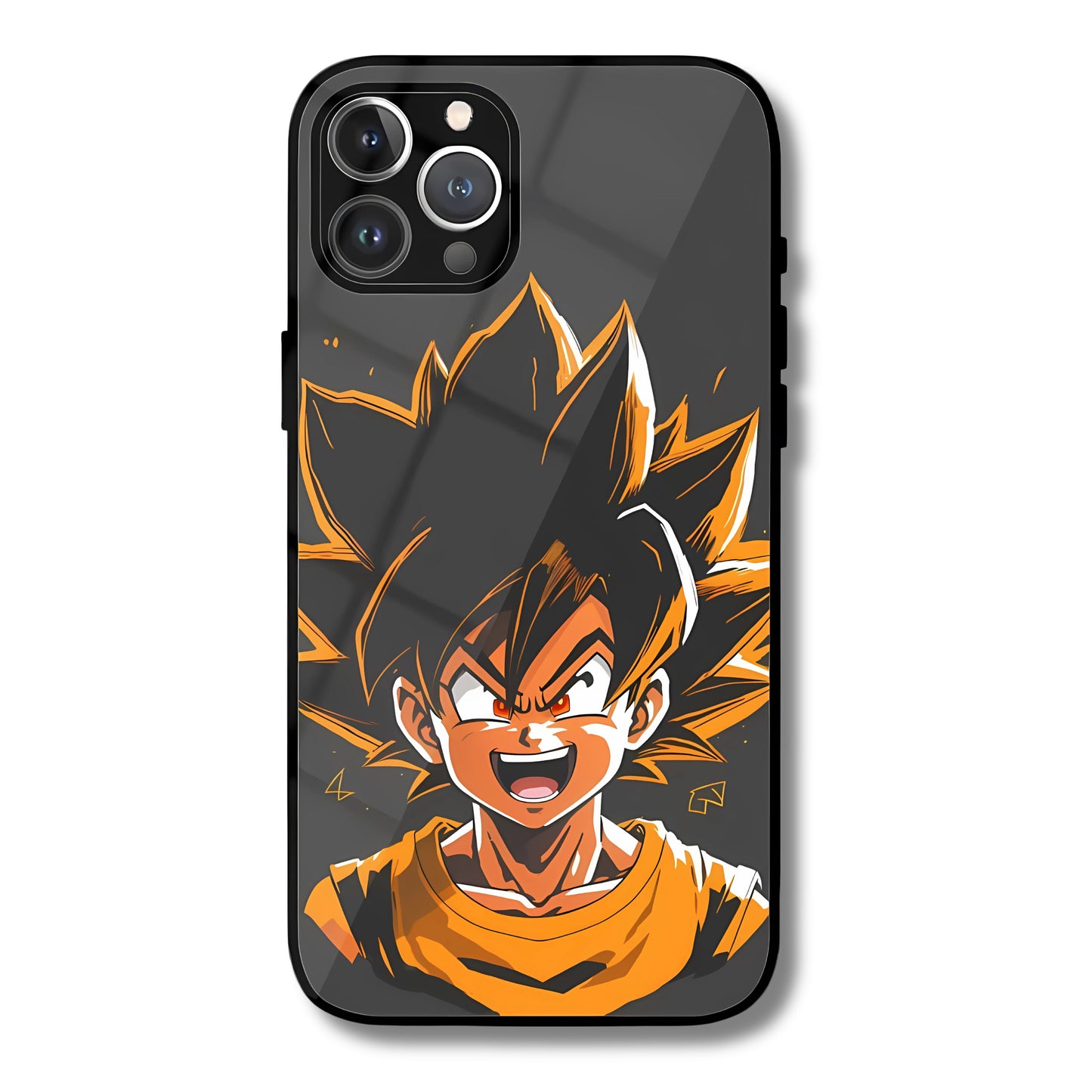 Saiyan Energy Metal Glass Phone Cover