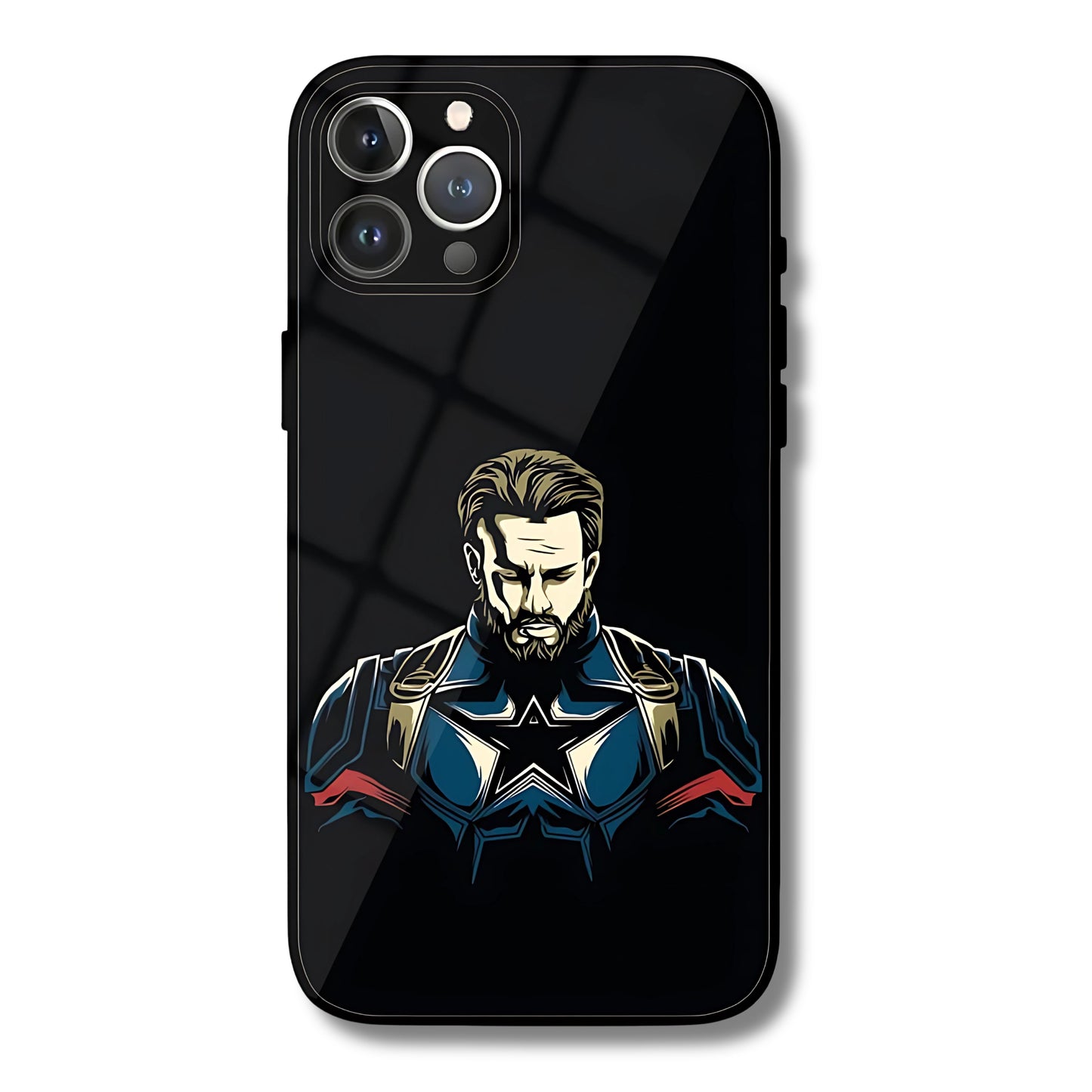 Captain's Pride Metal Glass Phone Cover