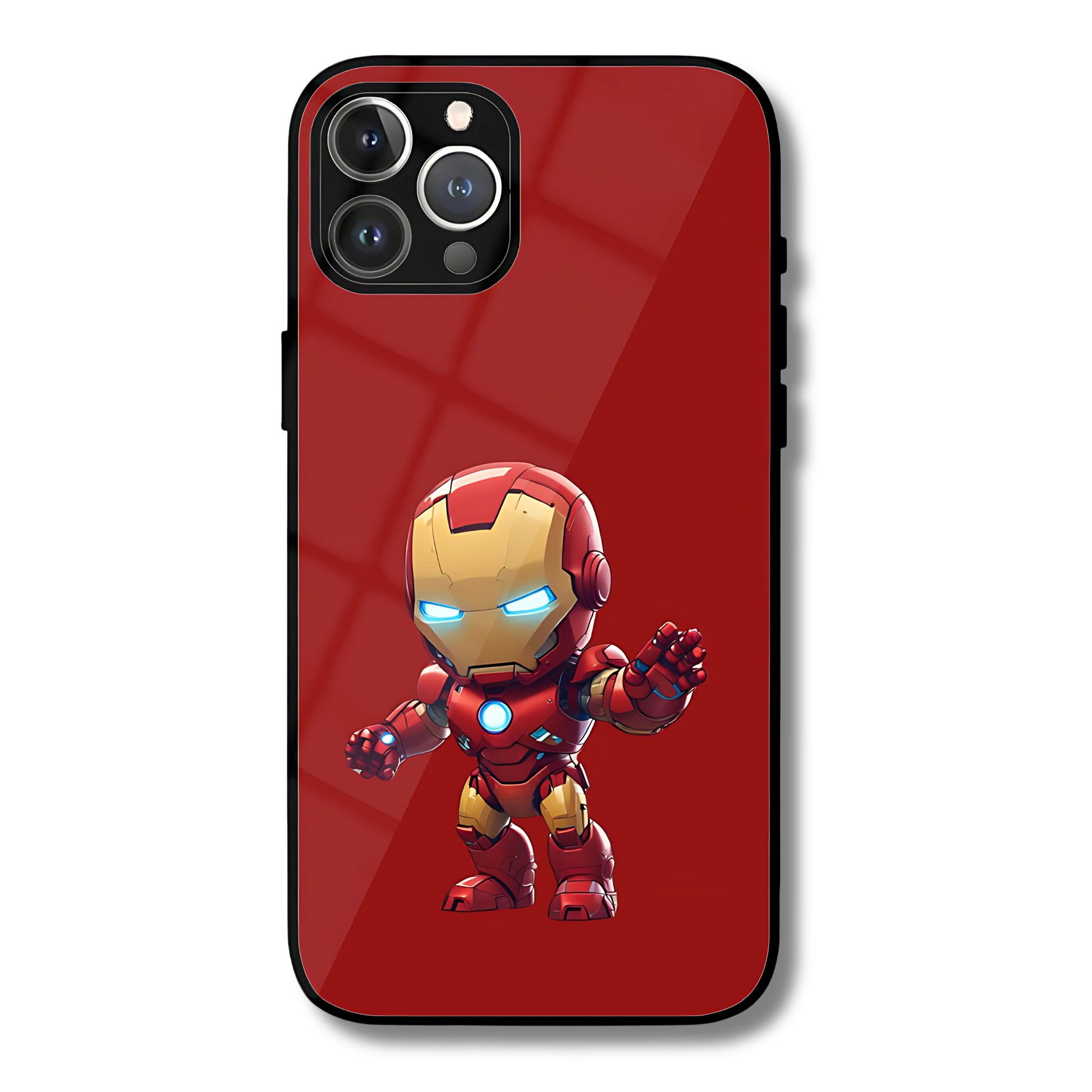 Baby Iron Man Unleashed Metal Glass Phone Cover